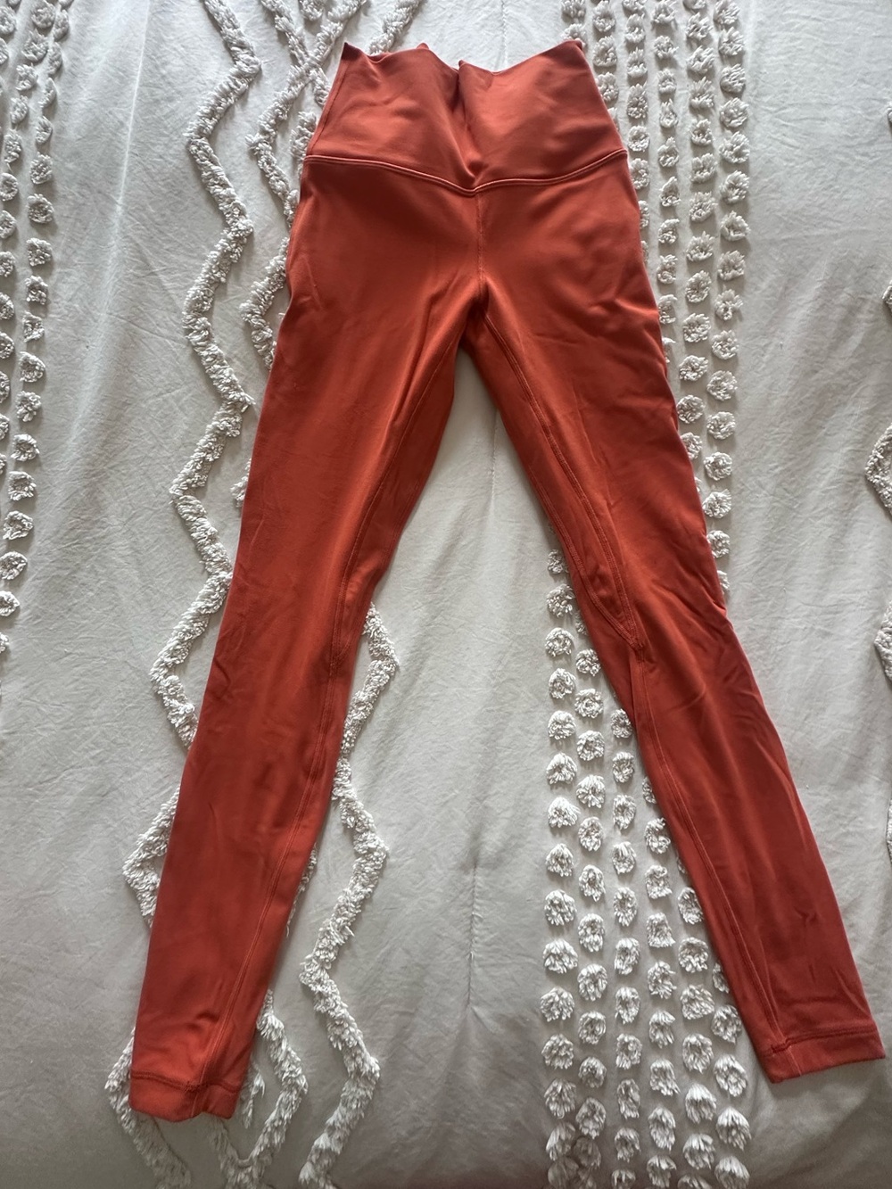 lululemon athletica rust orange leggings